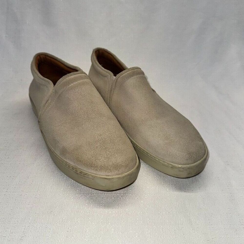Rag & Bone Suede Slip On‎ Sneakers Mens 40 Beige Minimalist Quiet Luxury Chic